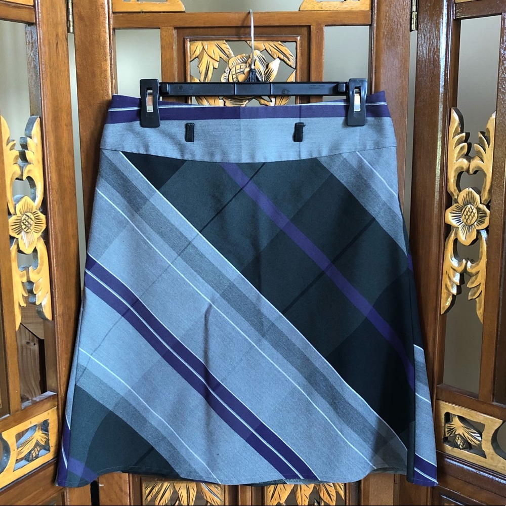 Speak 2 Me Plaid A-Line Skirt